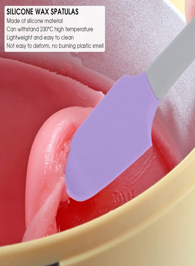 زي جي تشاو ملاعق الشمع، ملعقة سيليكون لوضع الشمع، عصا شمع لإزالة الشعر، سخان شمع، أدوات وضع الشمع، ملعقة شمع، شمع لإزالة الشعر، مستلزمات الشمع، شرائط شمع منزلية الصنع - Image 2